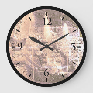 Alter Ballsaal des Palastes von Versailles in Fran Große Wanduhr