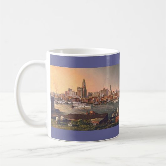 "Alter Baltimore Hafen-" Tasse Pauls McGehee (Links)
