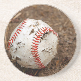 alter Baseball Getränkeuntersetzer