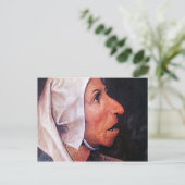 Alter Bauer von Pieter Bruegel Postkarte (Stehend Vorderseite)