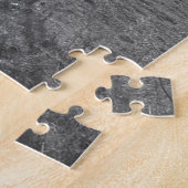 Alter Bauernhof in Schwarz/Weiß Puzzle (Seite)