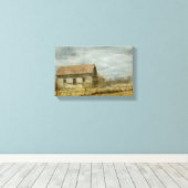 Alter Bauernhof Leinwanddruck (Insitu (Holzboden))