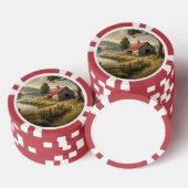 Alter Bauernhof Pokerchips (Stapel)