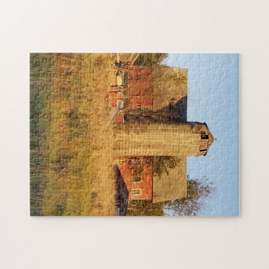 Alter Bauernhof Puzzle (Horizontal)