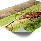 Alter Bauernhof Tiverton Rhode Island Poster (Ecke)
