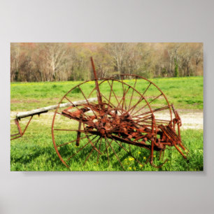 Alter Bauernhof Tiverton Rhode Island Poster