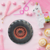 Alter Bauernhof Traktorreifen Pappteller (Party)