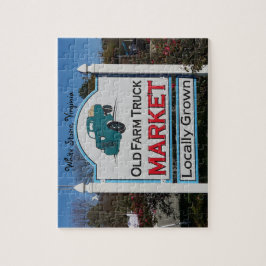 Alter Bauernmarkt, personalisieren Sie mit Ihrem T Puzzle