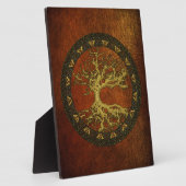 Alter Baum Fotoplatte (Seite)