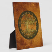 Alter Baum Fotoplatte (Seite)