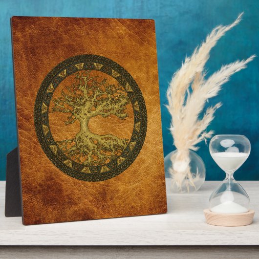 Alter Baum Fotoplatte (Seite)