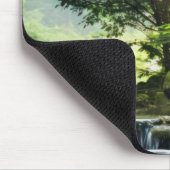 Alter Baum Friedliche Naturfantasiewelt Mousepad (Ecke)
