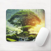 Alter Baum Friedliche Naturfantasiewelt Mousepad (Mit Mouse)