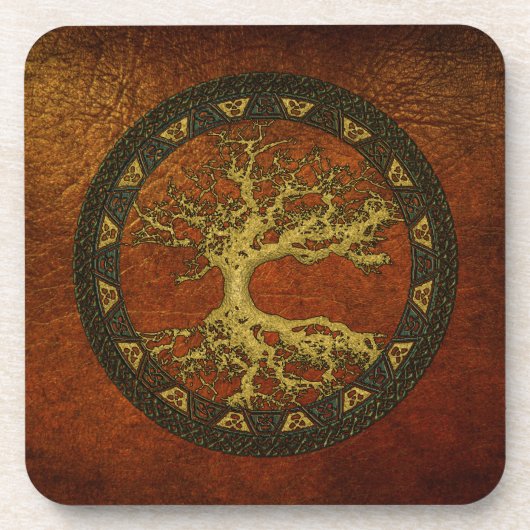 Alter Baum Getränkeuntersetzer (Vorderseite)