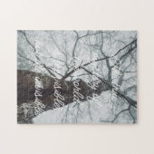 Alter Baum in einem Nebelwald Puzzle (Horizontal)