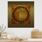 Alter Baum Poster (Küche)