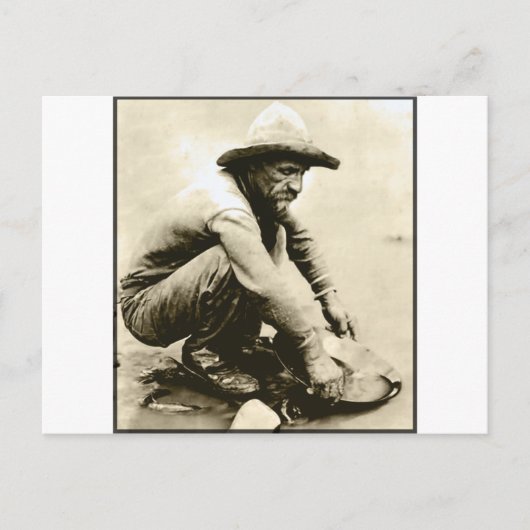 Alter Bergbauer Postkarte (Vorderseite)