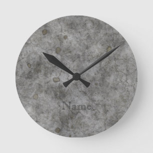 Alter Beton Runde Wanduhr