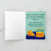 🧀 "Alter bis beinahe Perfektion" Karte (Innenseite)