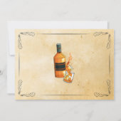 Alter bis Perfection Whiskey 50. 60. Mens Foto Einladung (Rückseite)