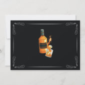 Alter bis Perfection Whiskey Foto 60. Alle Alterss Einladung (Rückseite)