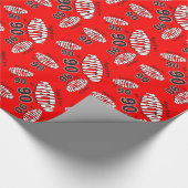 Alter bis Perfektion bei 90 | 90. Geburtstag Geschenkpapier (Ecke)