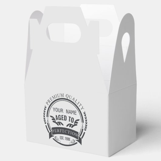 Alter bis Perfektion Geschenkschachtel (Geöffnet)