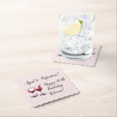 Alter bis Perfektion Individuell anpassbarer Wein  Untersetzer (Vor Ort)