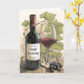 Alter bis Perfektion Karte (Gelbe Blume)