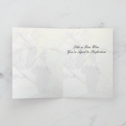 Alter bis Perfektion Karte (Innenseite)