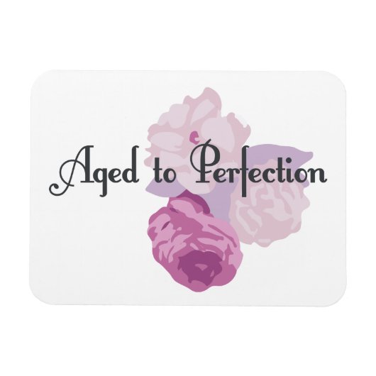 Alter bis Perfektion! Magnet (Horizontal)