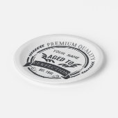 Alter bis Perfektion Pappteller (Schrägansicht)