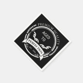 Alter bis Perfektion Serviette (Ecke)