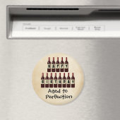 Alter bis Perfektion Wein Lover Happy Birthday Magnet (In Situ (Geschirrspüler))