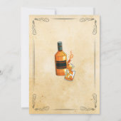 Alter bis Perfektion Whiskey jedes Alter Männer Vi Einladung (Rückseite)