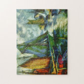 Alter Boots-Hafen Puzzle (Vertikal)