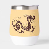 Alter brauner mystischer Drache (Links)