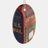 Alter Briefkasten Keramik Ornament (Rechts)