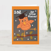 Alter bringt Weisheitskarte Karte (Vorderseite)