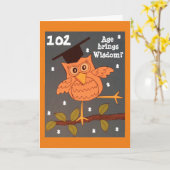 Alter bringt Weisheitskarte Karte (Gelbe Blume)