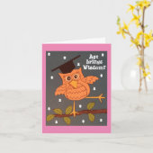 Alter bringt Weisheitskarte Karte (Gelbe Blume)