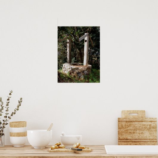 Alter Brunnen Poster (Küche)