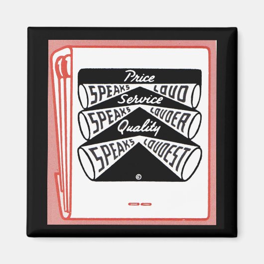 alter Buchcover Price Speaks Loud Magnet (Vorne)
