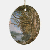 Alter Buchen-Baum Keramik Ornament (Rechts)
