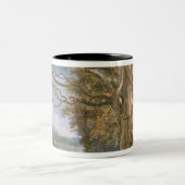 Alter Buchen-Baum Zweifarbige Tasse (Mittel)