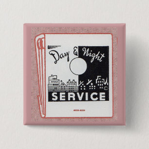 alter Buchumschlag Tag & Nacht Service Button