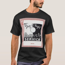 alter Buchumschlag Tag & Nacht Service T-Shirt