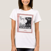 alter Buchumschlag Tag & Nacht Service T-Shirt (Vorderseite)