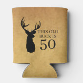 Alter Buck 50. Geburtstag Dosenkühler (Rückseite)