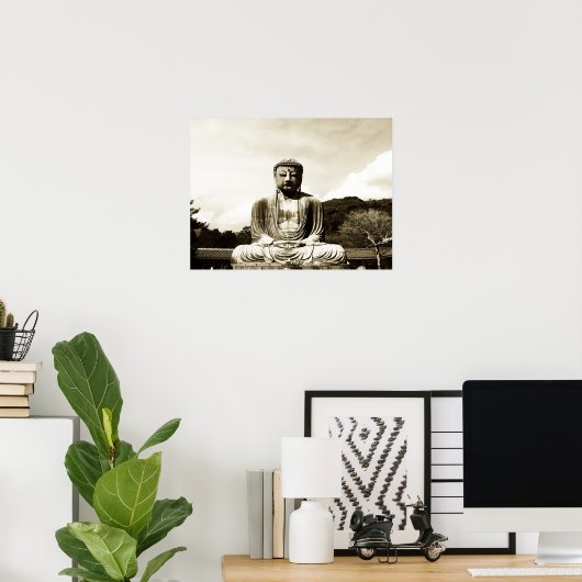 Alter Buddha Poster (Heimbüro)